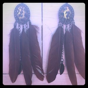 Fashion Feather Earrings